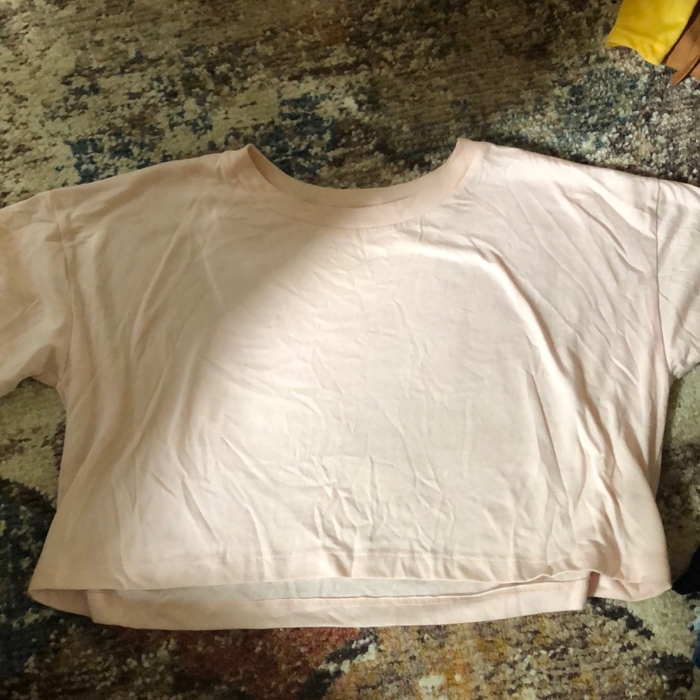 Light pink crop top